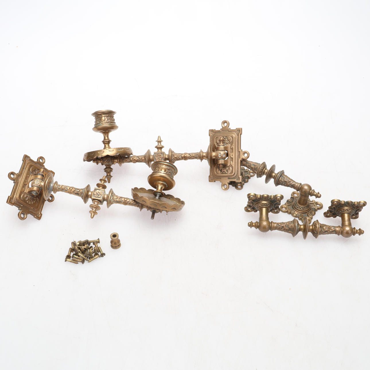 KERZENHALTER/GRIFF, Messing, 1900er.