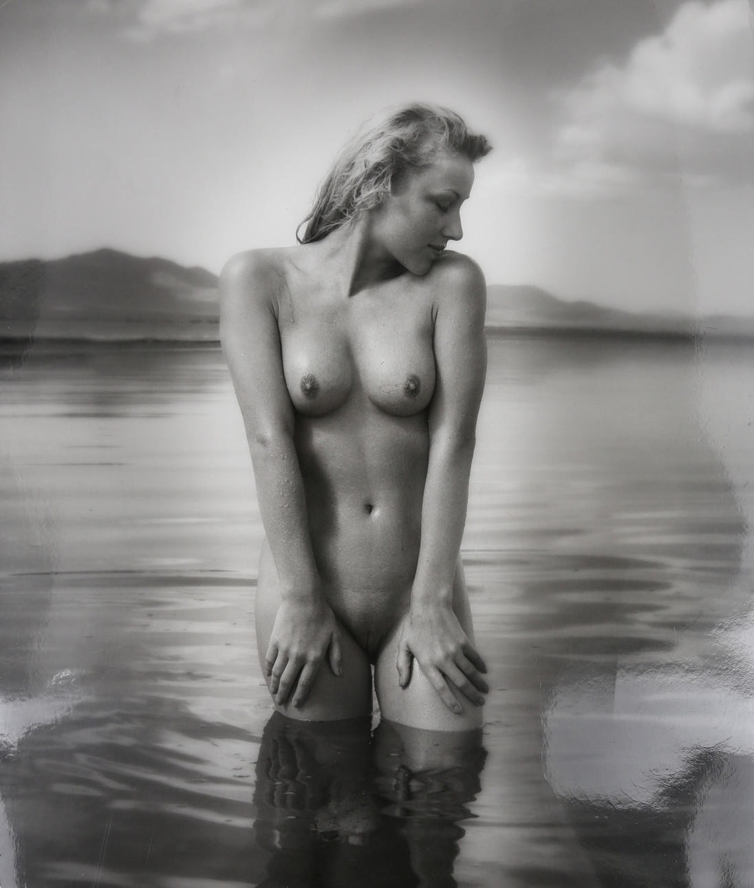 ANDRÉ DE DIENES. After. Silver gelatin print, "Nude".