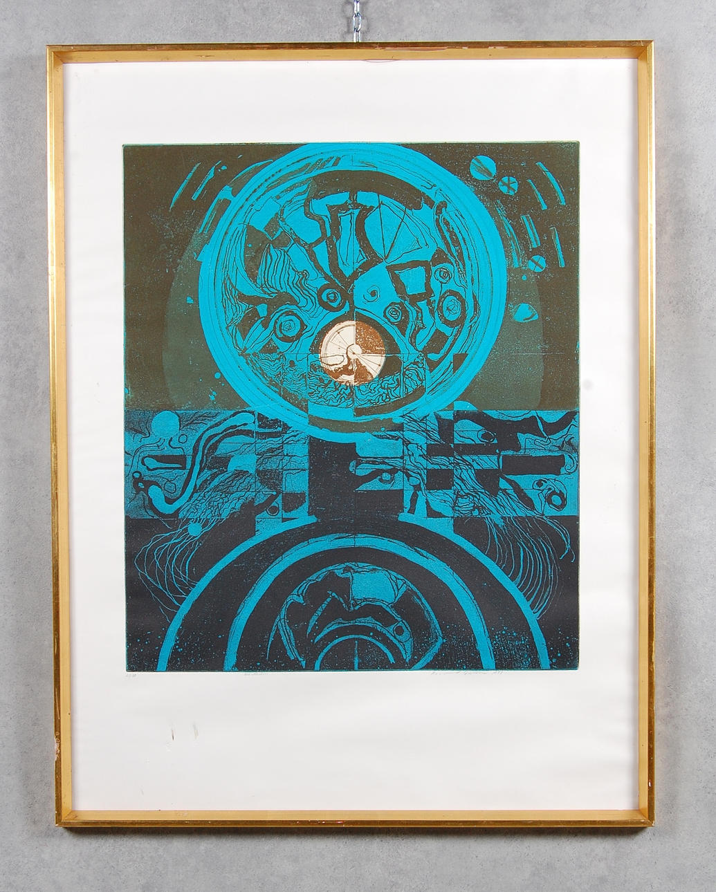 THORMOD LARSEN. 1921-1977, litografi, signerad, numrerad 20/30, daterad -73.