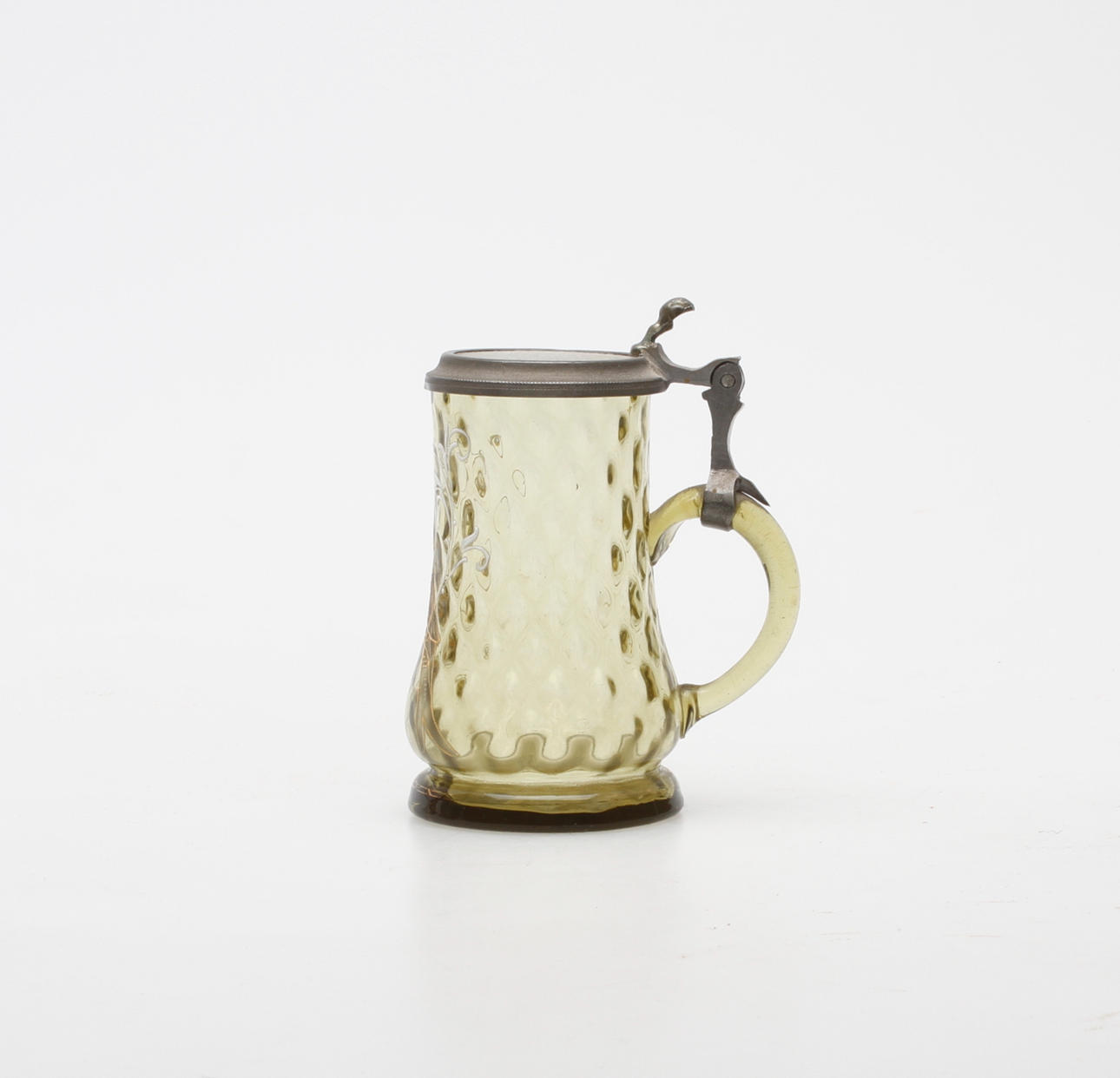 STOP, miniatyr, glas och tenn, 1800/1900-tal.