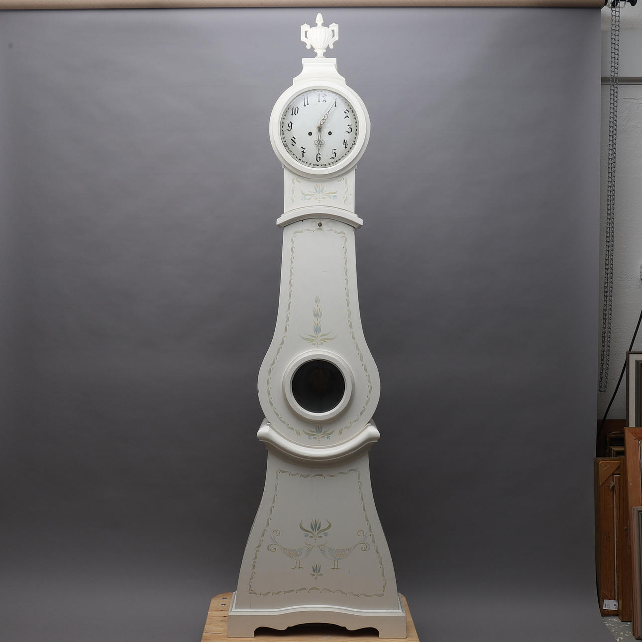 BODEN BODEN, bemaltes Holz, 19. Jahrhundert.