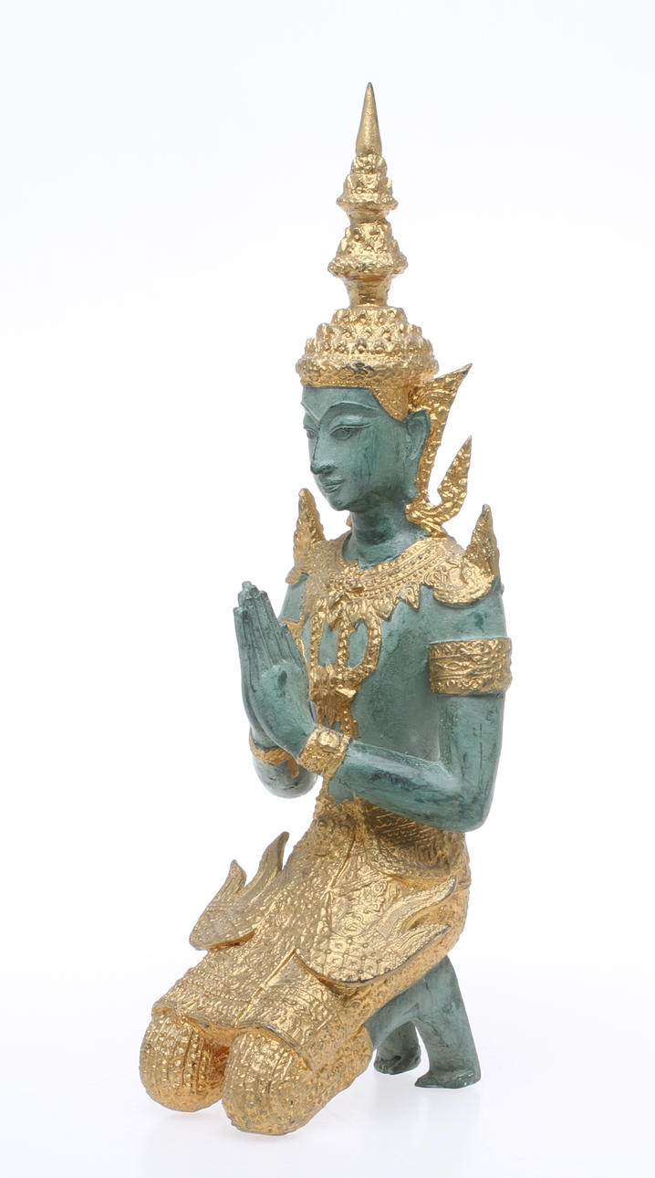 BUDDHA, orientalisk, metall, 2000-tal.