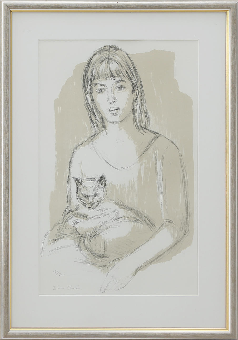 EINAR ROSÉN. LITO 121/310, signed, 20th century.