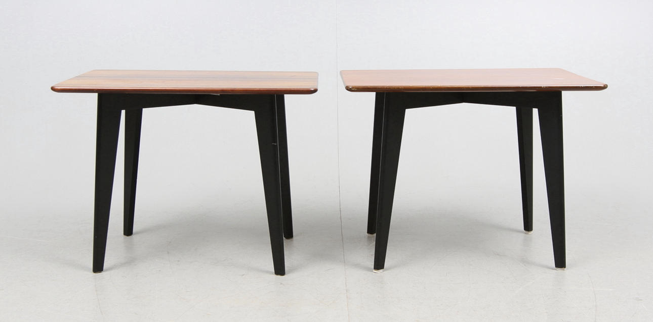 LAMPBORD, 2 st, Nordiska kompaniet, NK Triva, 1950/60 tal.