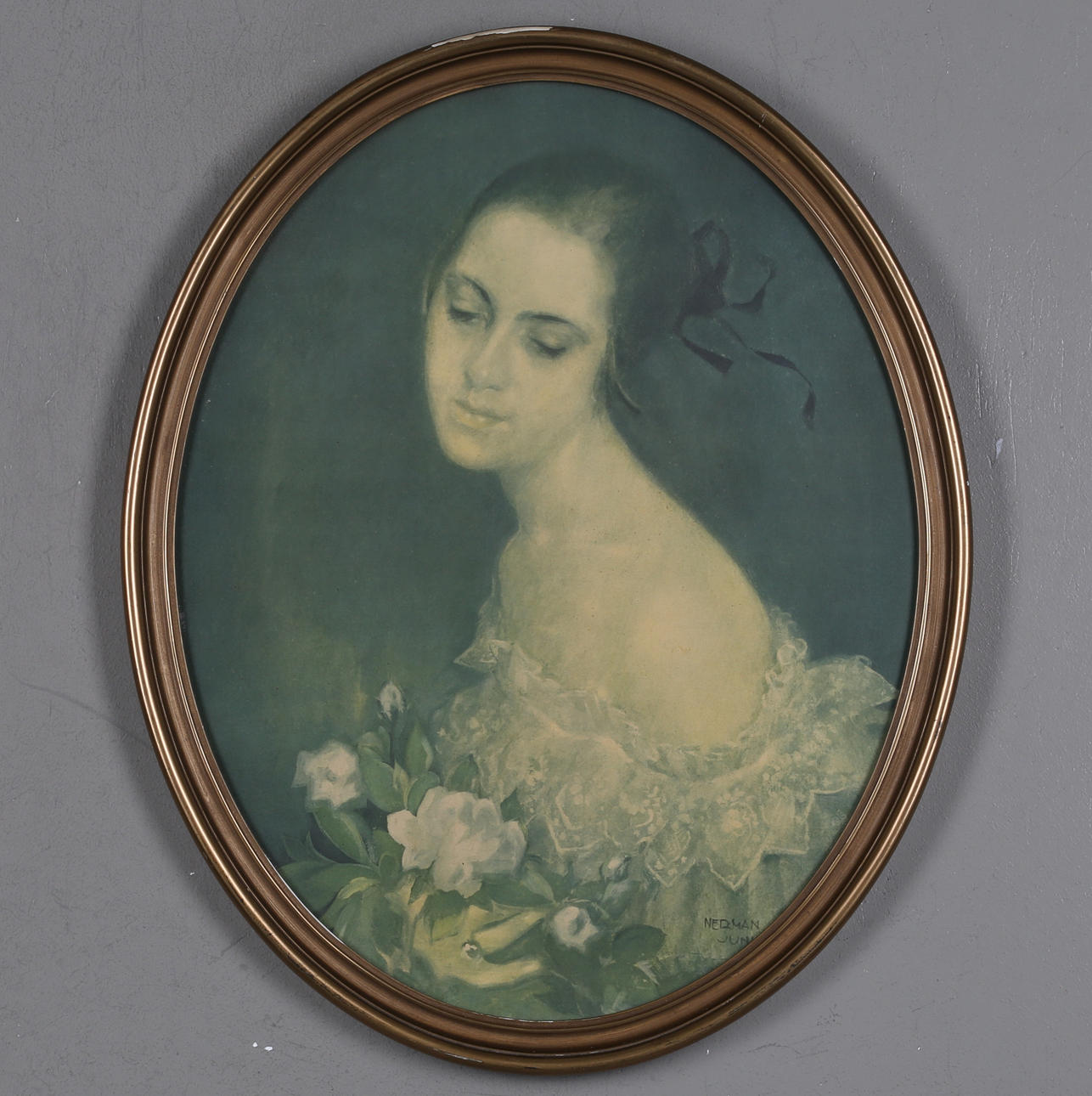 EINAR NERMAN. EFTER. tryck, signerad i trycket.