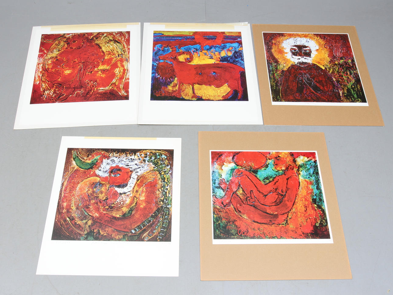 REIDAR SÄRESTÖNIEMI. 5 st, offsettryck, signerade, numrerade i upplaga av 300 samt daterade -76.