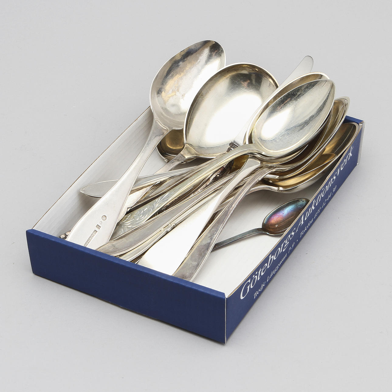 SILVER, 16 delar, ca 820 gram brutto.