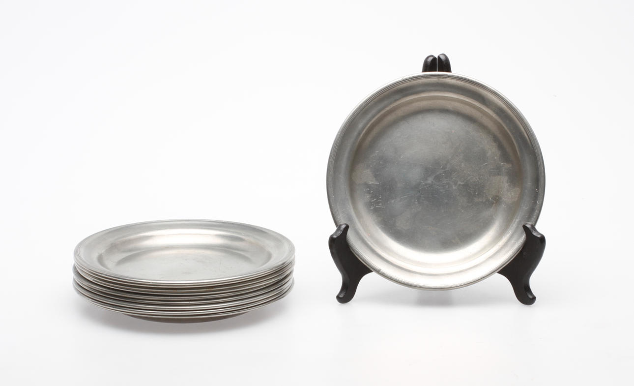 KUVERTTALLRIKAR, 10 st, tenn, Ciselörer Nyköping.