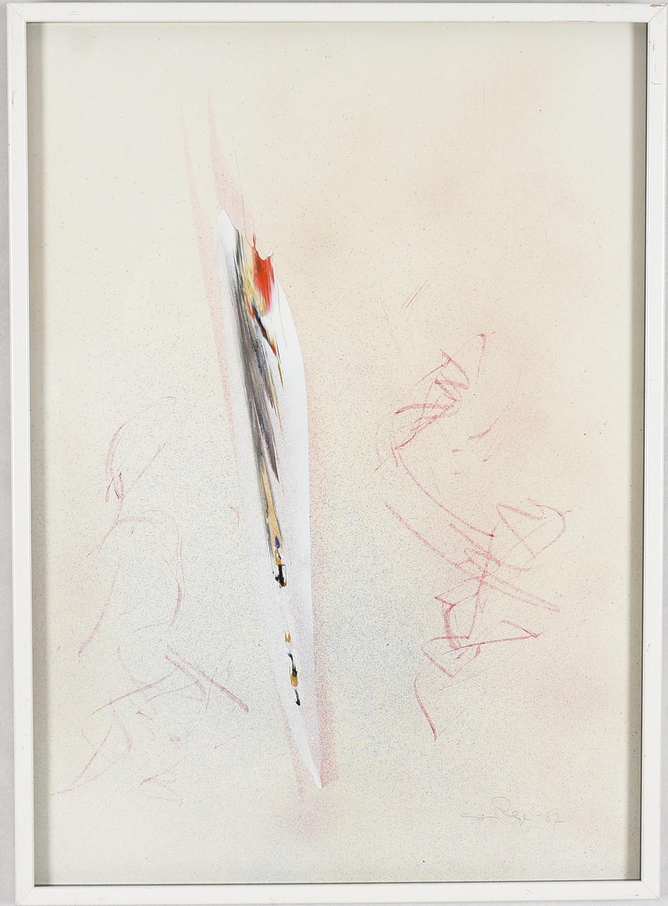 OIDENTIFIERAD KONSTNÄR. Blandteknik.