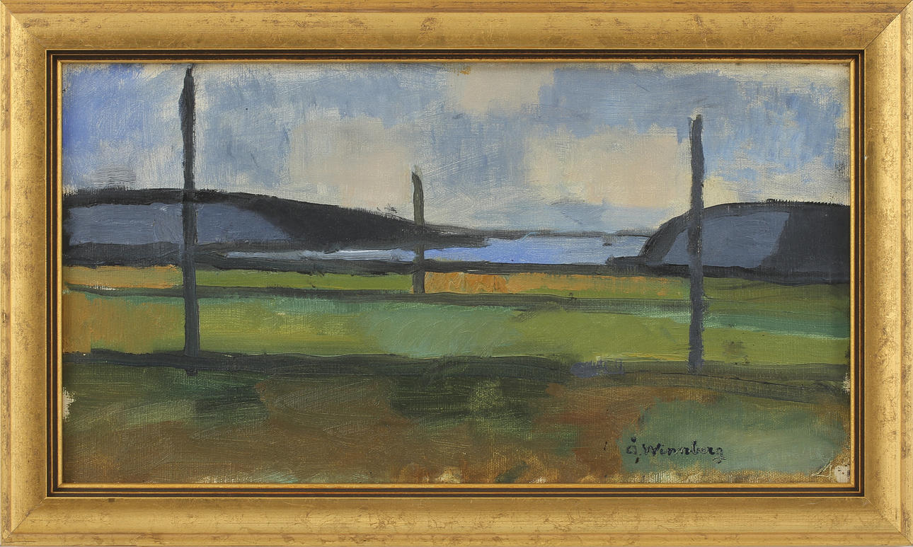 ÅKE WINNBERG, olja på duk, sign.