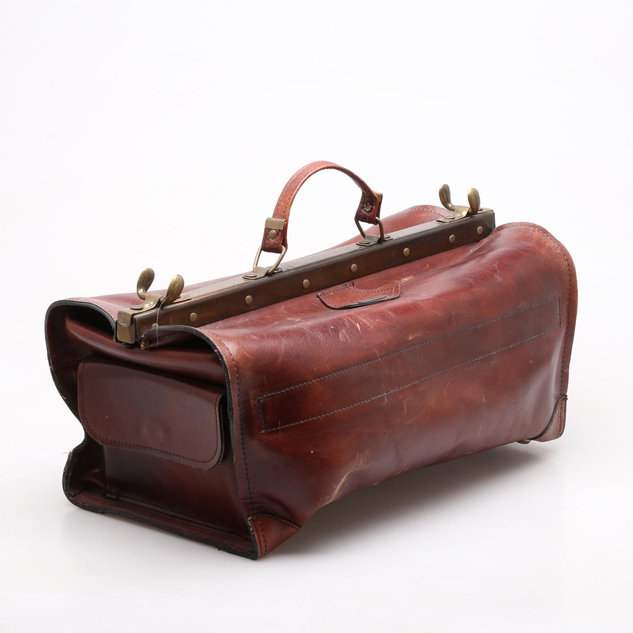 DOKTORSVÄSKA, brunt läder.