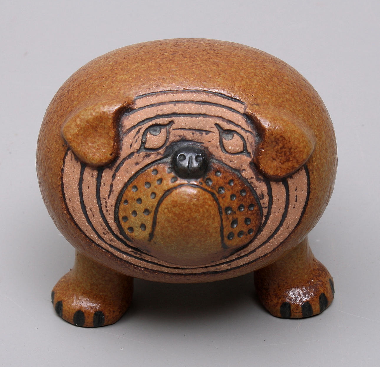 FIGURIN, hund, Lisa Larson, stengods, Gustavsberg.