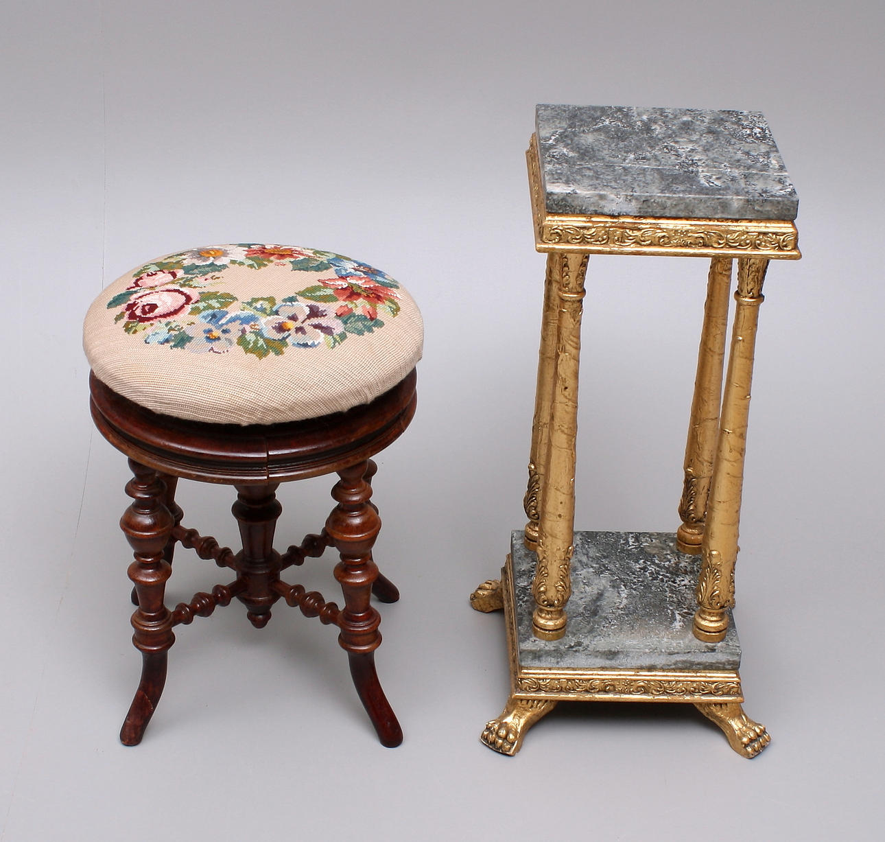 PALL, trä + PIEDESTAL, trä/pastellage.