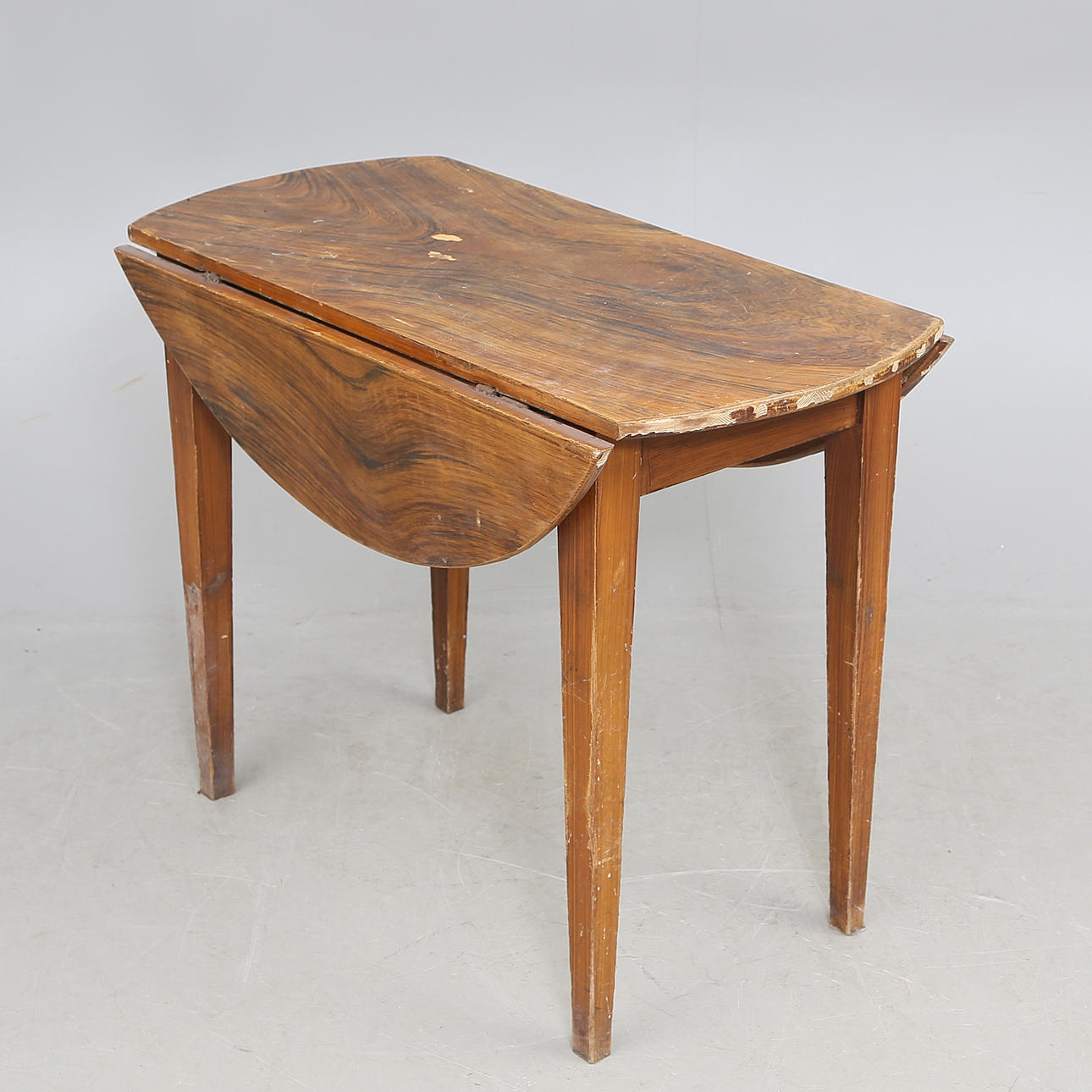 FLAP TABLE, wood, circa 1900.