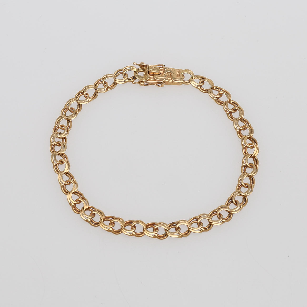 BISMARKLÄNK, 18k guld.