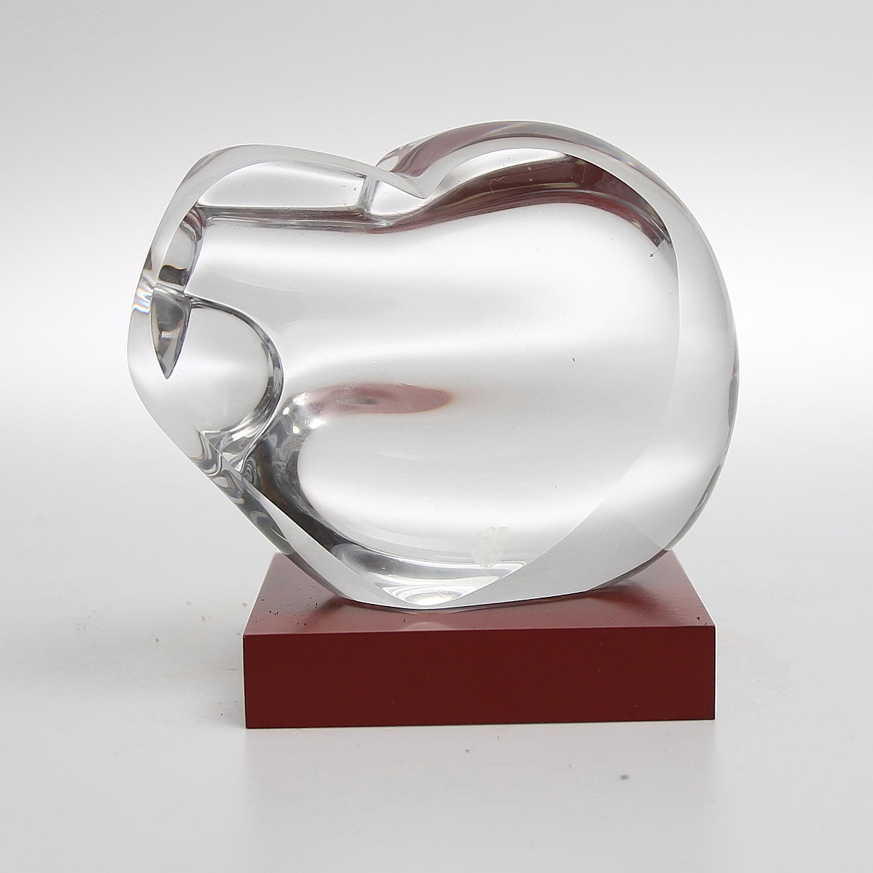 SKULPTUR, Hjärta, nr 808/1250, Herta Hillfon, Orrefors.
