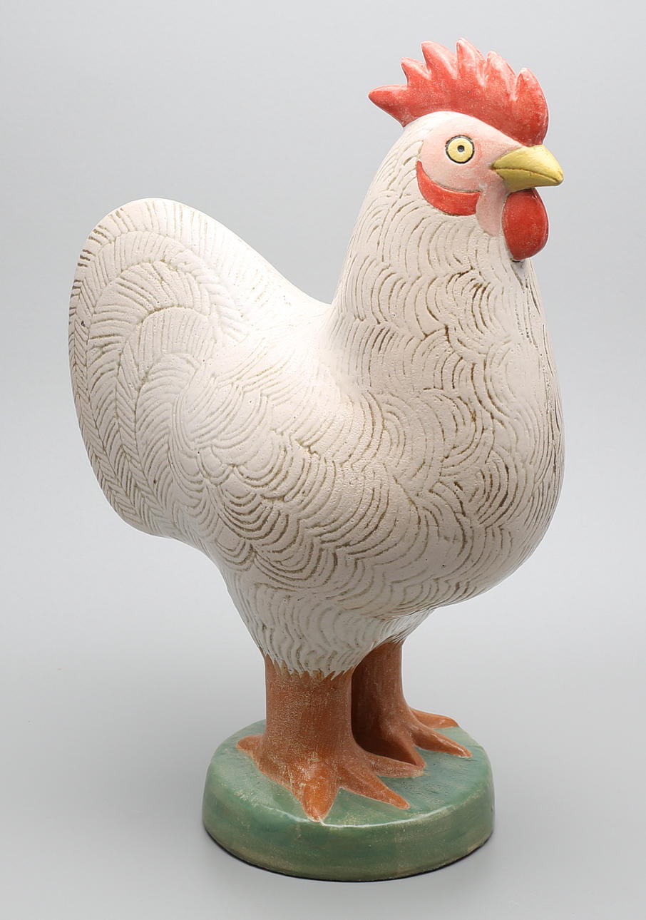 LISA LARSON, FIGURIN, stor tupp, stengods, K-studion, Gustavsberg.