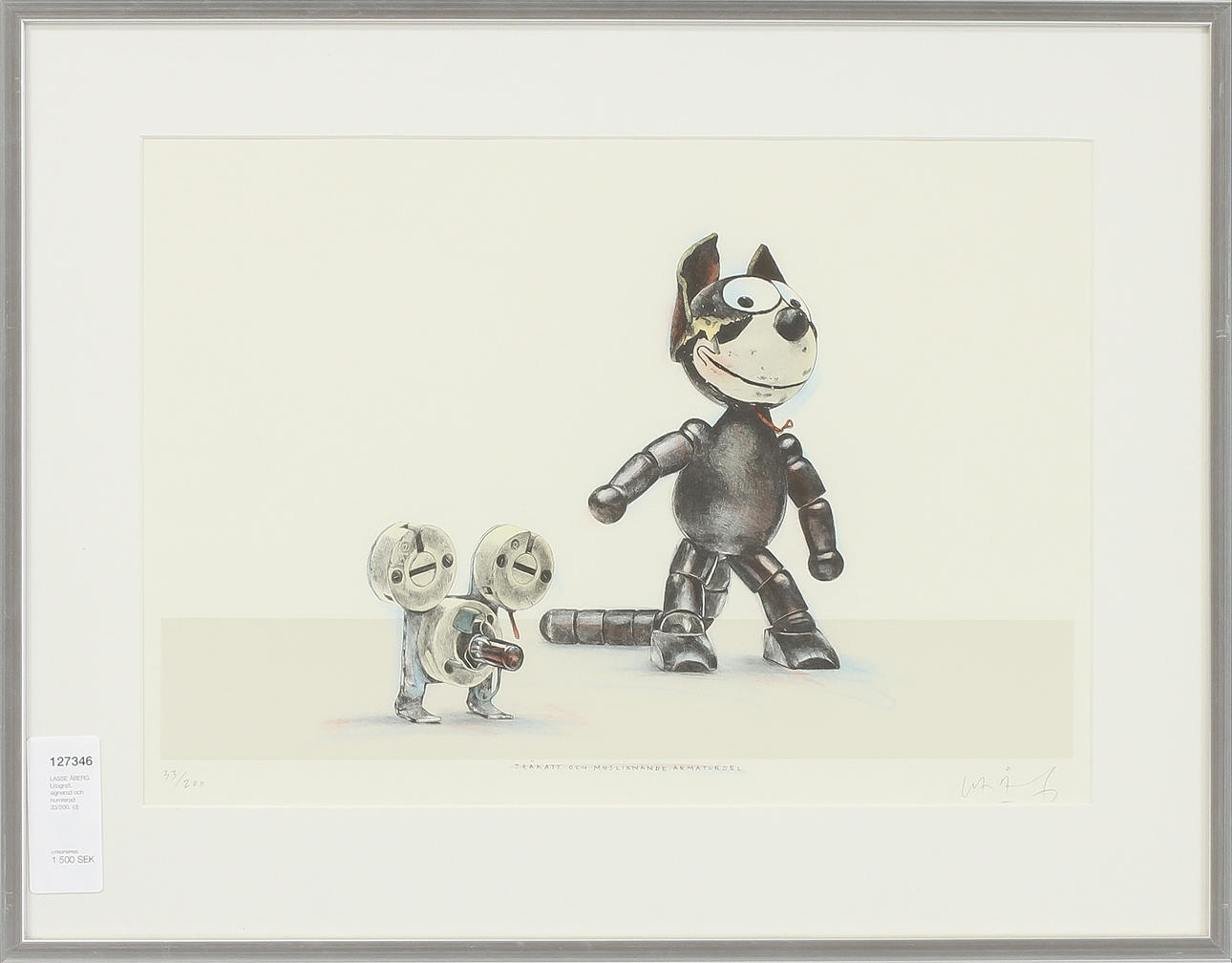 LASSE ÅBERG. Litografi, signerad och numrerad 33/200.