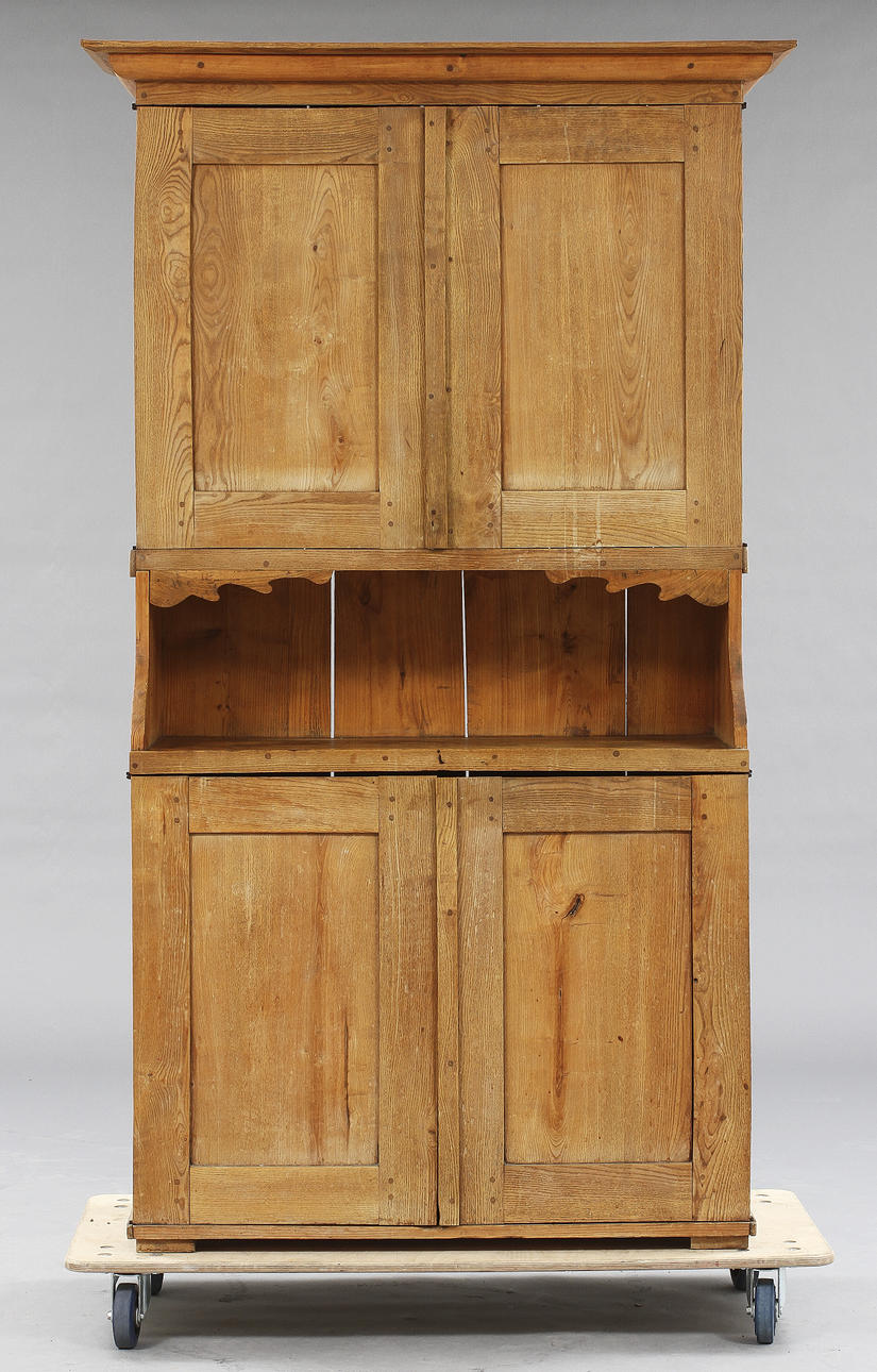 SKÅP, allmoge, ek, 1800-tal.