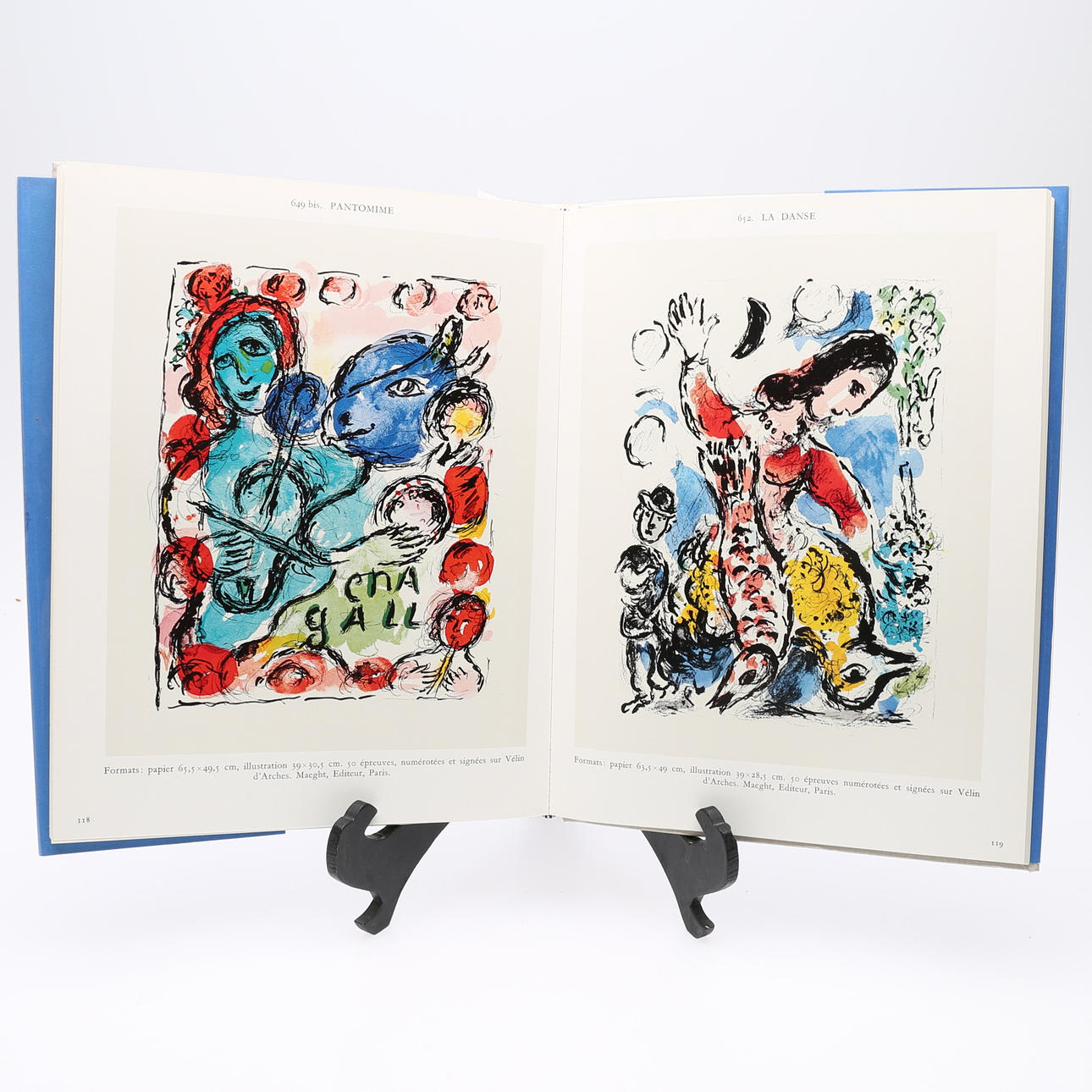 MODERNISM. THE FOURTH VOLUME OF CHAGALL'S LITHOGRAPHS WITH TWO ORIGINAL LITHOGRAPHS.