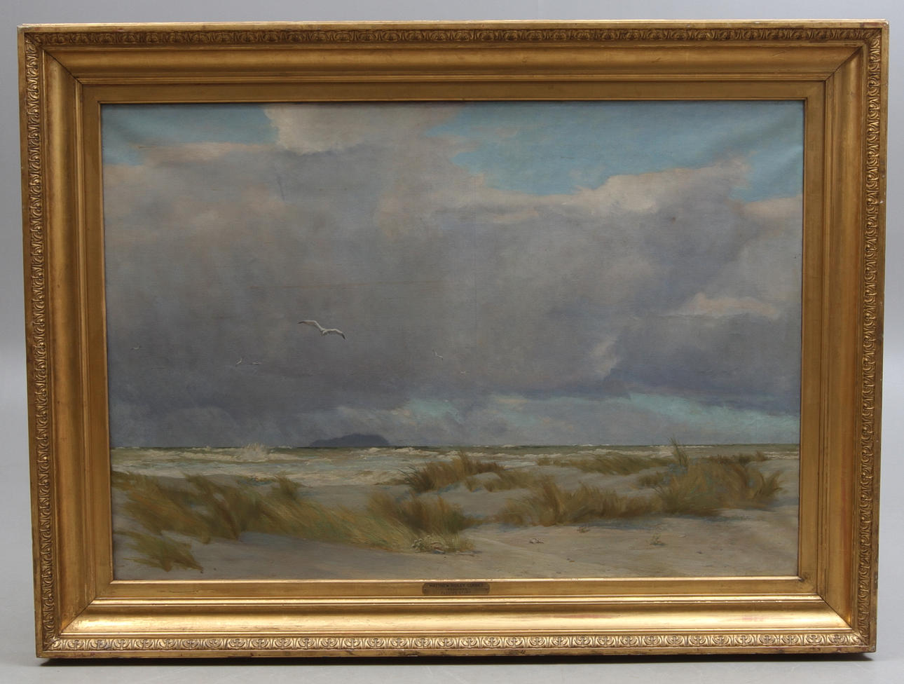 MATTHEW RIDLEY CORBET. TILLSKRIVEN. "Passing Storm", olja på duk, osignerad.