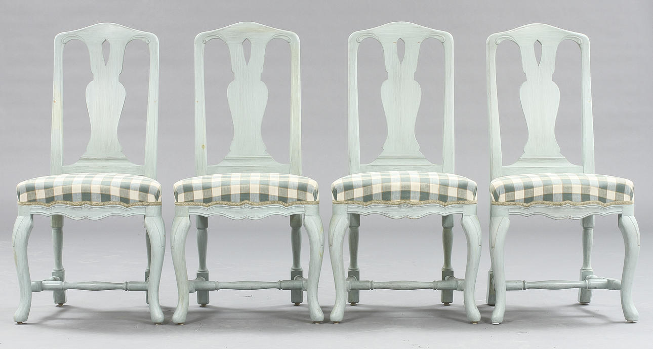 STOLAR, 4 st, senbarockstil, 1900-tal.