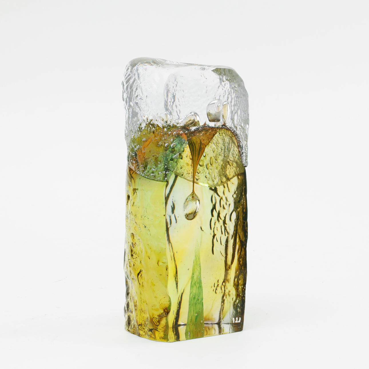 ANN WÄRFF. Skulptur, glas, signerad och daterad 1977, Kosta unik. Glas ...