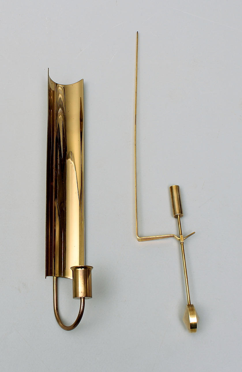 VÄGGLAMPETT + LJUSPENDEL, Pierre Forsell, Skultuna.