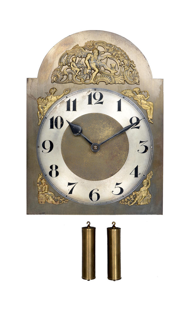 SHIELD CLOCK. Aperture made of bronze, historical applications. Clocks ...