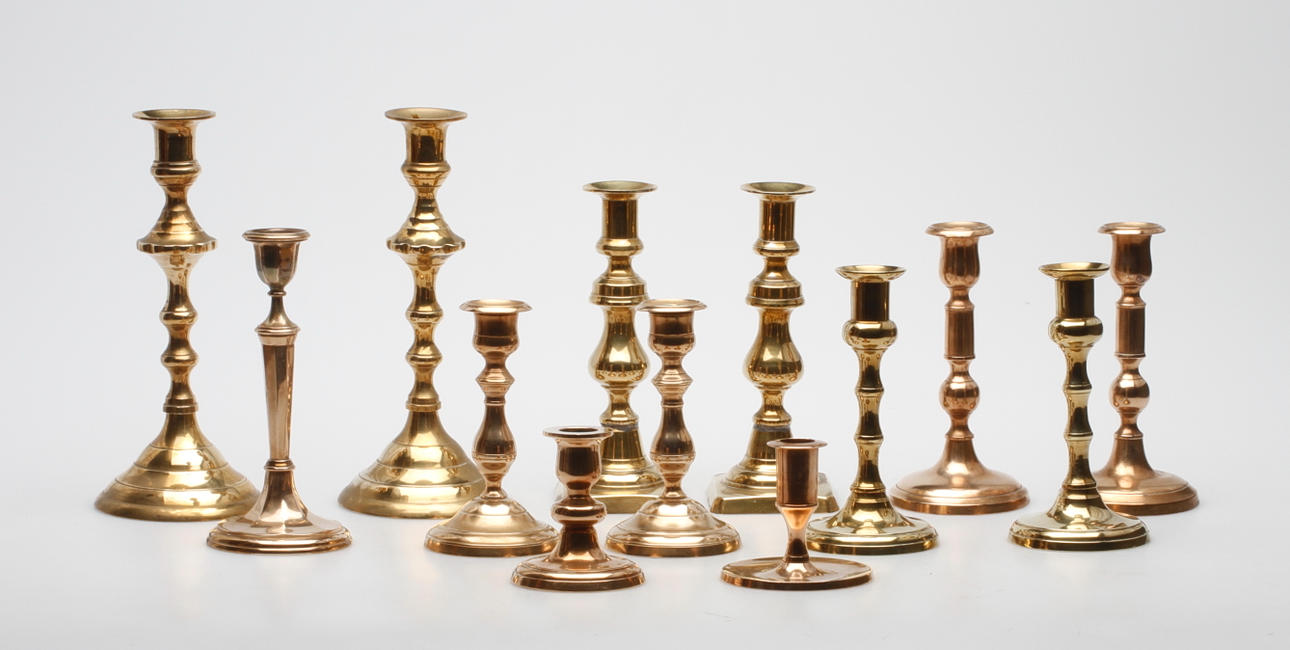 PARTI LJUSTAKAR, mässing, bl.a. Skultuna.