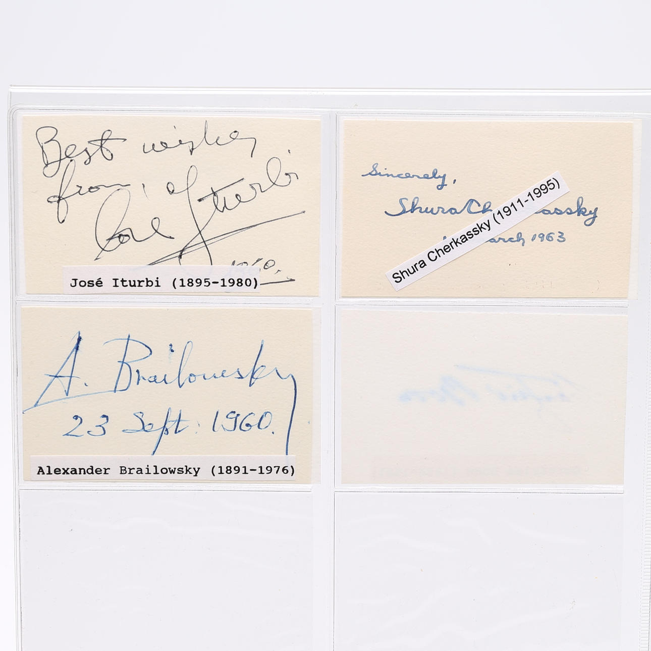 AUTOGRAF. 15 klassiska musiker.