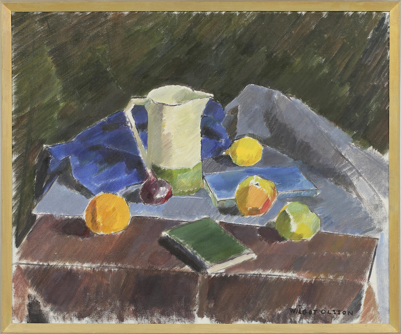 WILGOT OLSSON, olja på duk, sign.