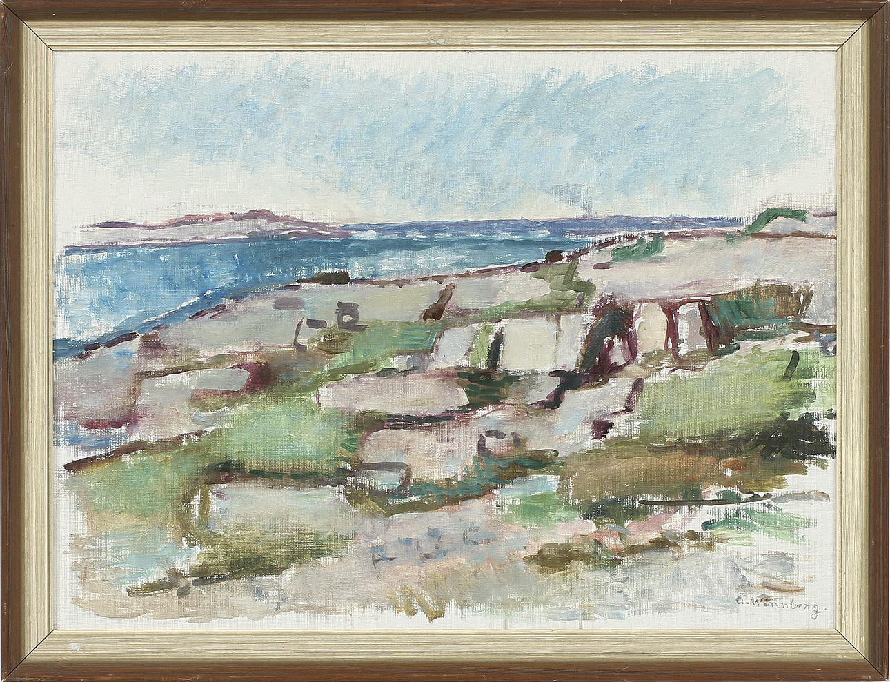 ÅKE WINNBERG, olja på duk, sign.