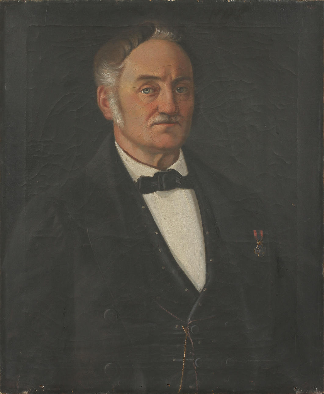 OKÄND KONSTNÄR, olja på duk, sign a tergo Irene Beckmeister?