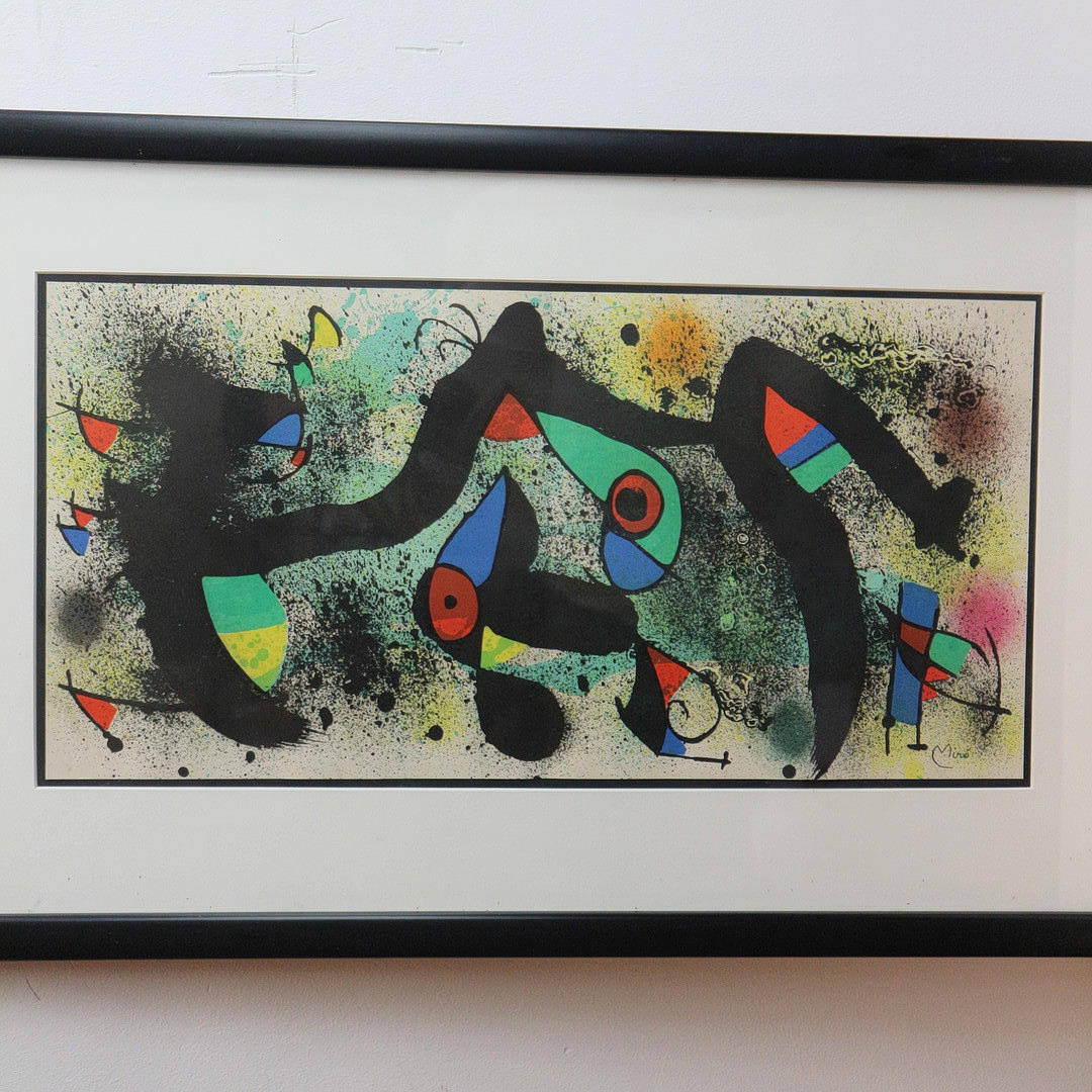 JOAN MIRÓ. FÄRGLITOGRAFI.