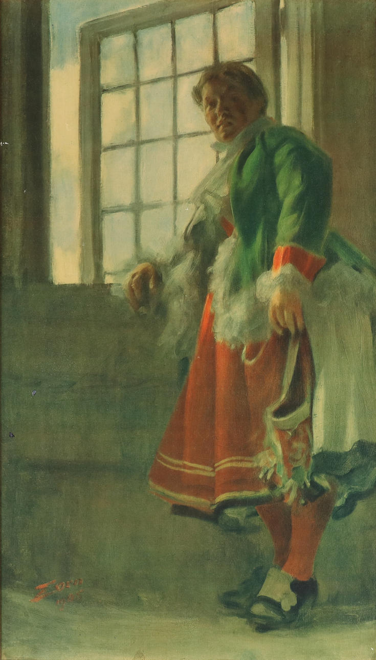 ANDERS ZORN. tryck efter,1900-tal.