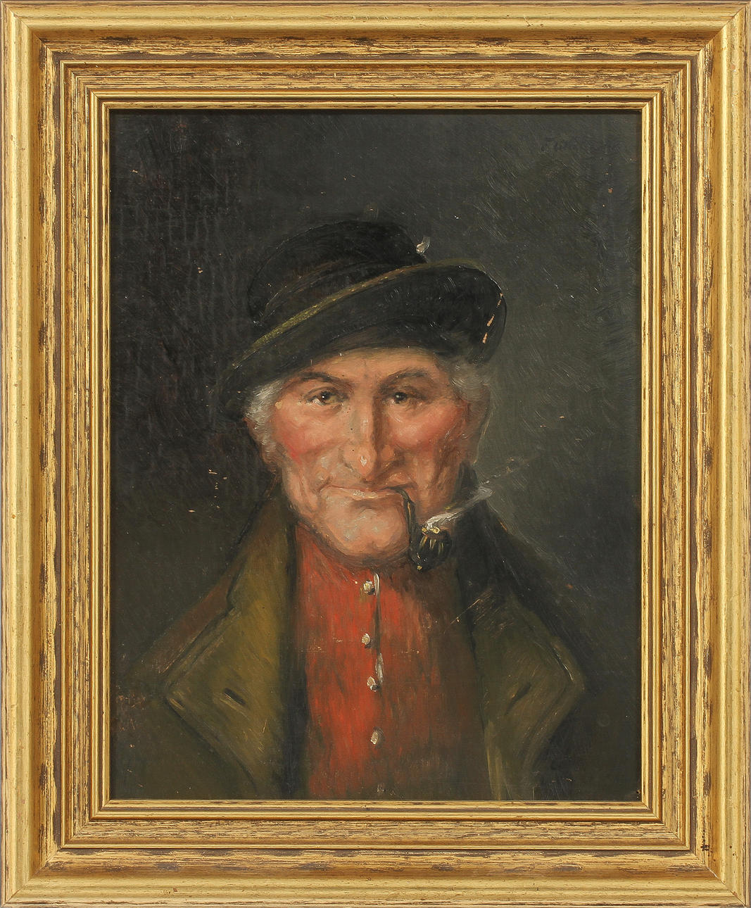 OKÄND KONSTNÄR, olja på pannå, otydl sign.