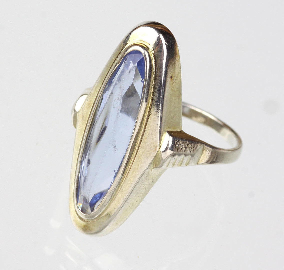 ANTIK RING ART DECO OMkring 1920. Smykker & ædelsten - Ringe - Auctionet