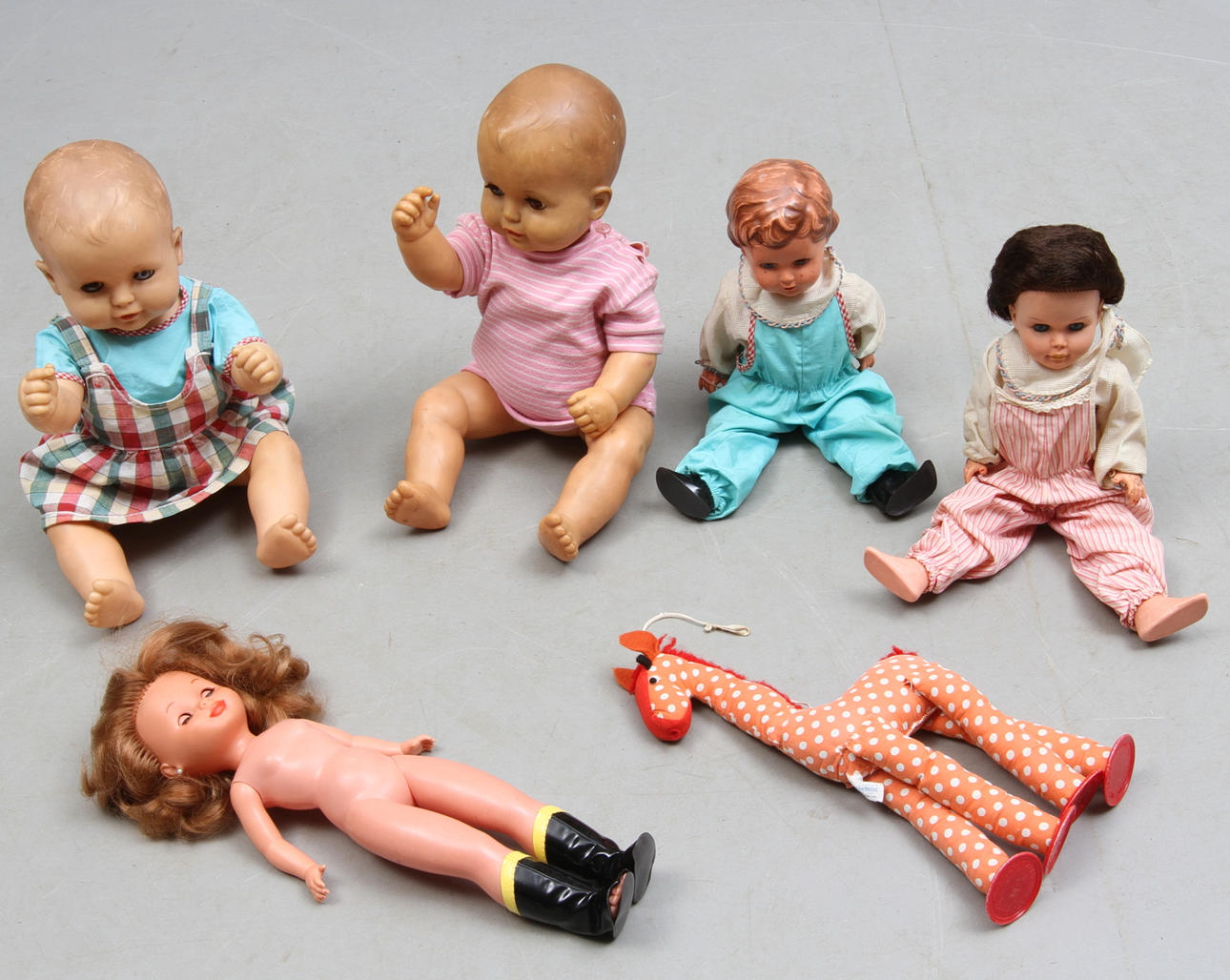 DOCKOR 5 stycken, varav 3 Sköldpadda. Knickerbocker Giraff.