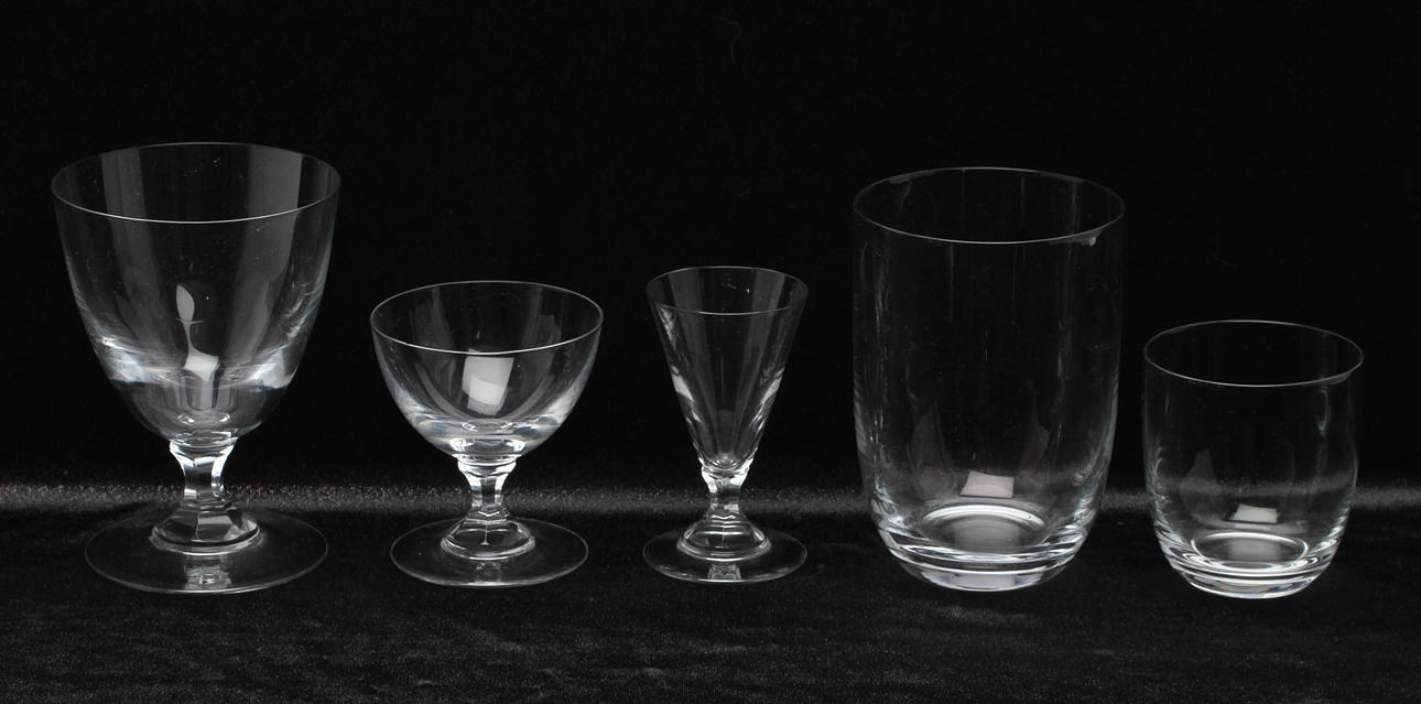 GLASSERVIS, 50 delar, 1900-tal.