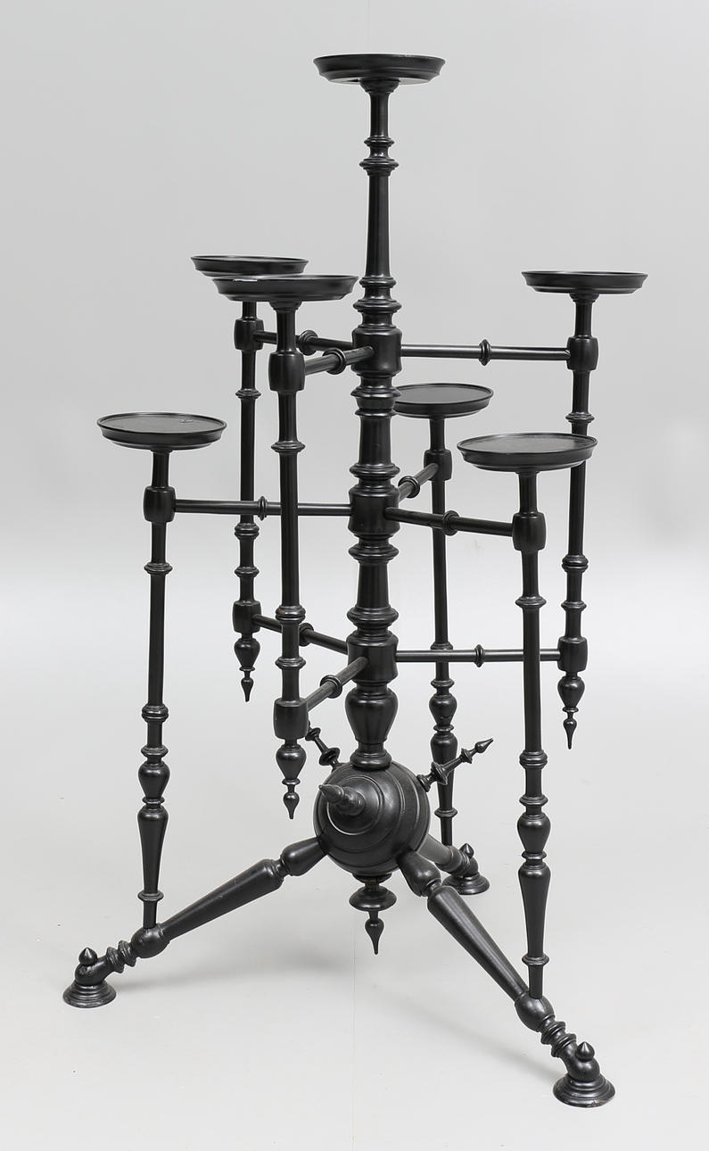 PIEDESTAL, för 7 krukor, 18-1900-tal.