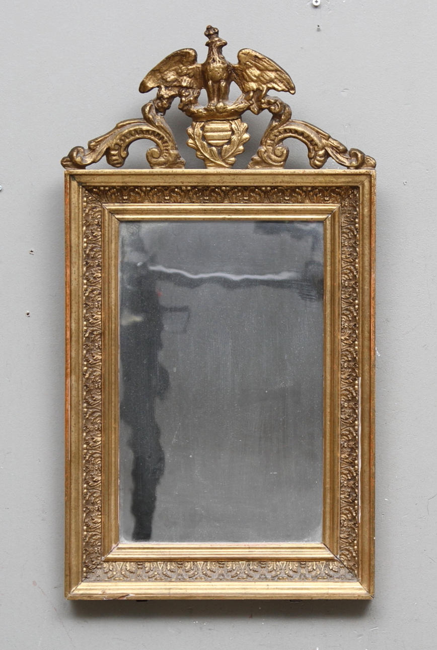 SPEGELLAMPETT, bronserad, Oscariansk.