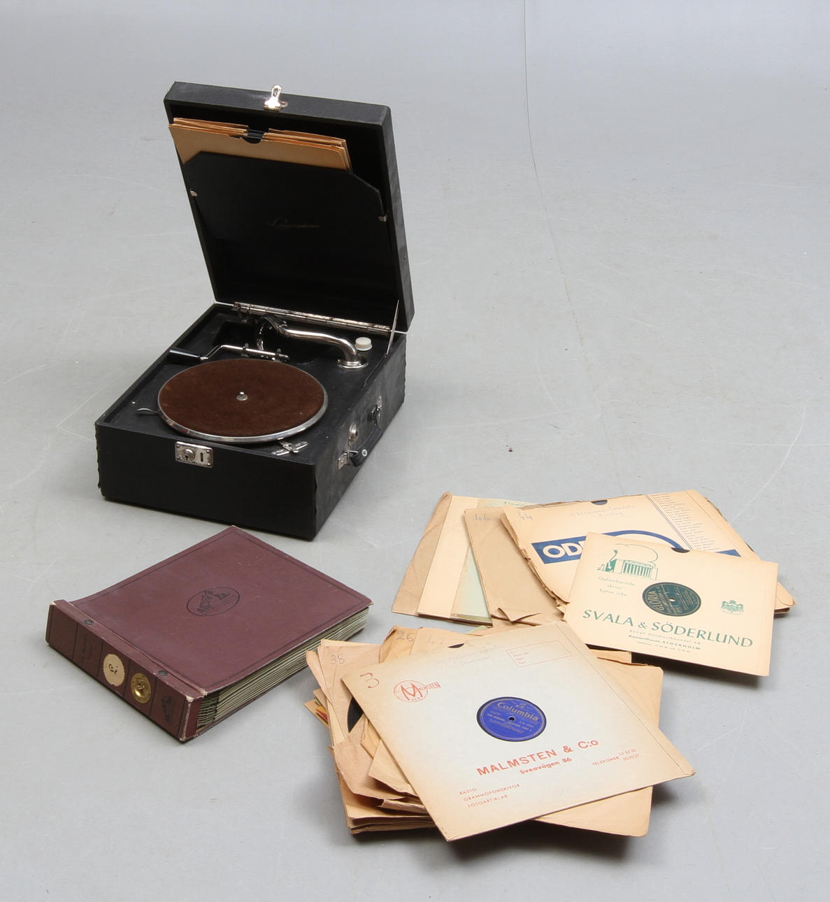 RESEGRAMMOFON, Linguaphone, 1900-tal.