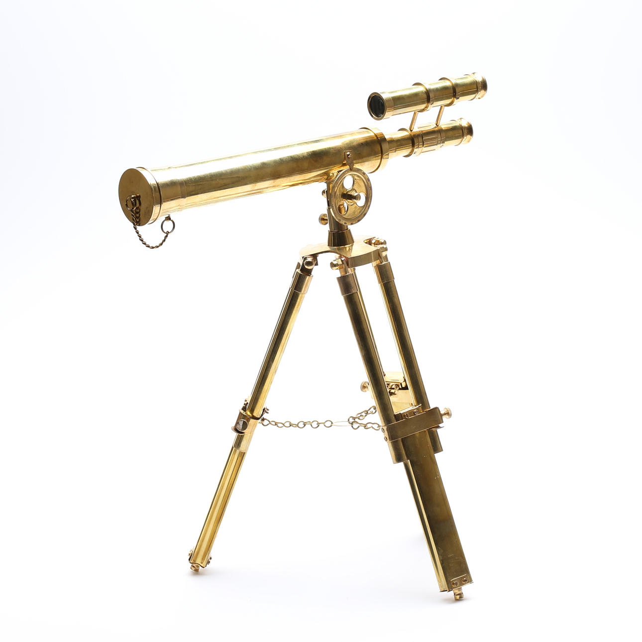 STJÄRNKIKARE/TELESKOP, mässing, 1900/2000-tal.