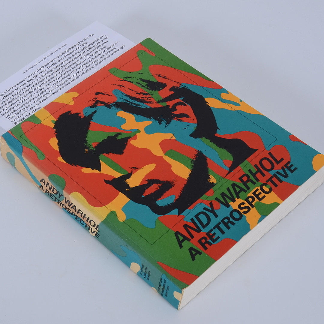 UTSTÄLLNINGSKATALOG, Andy Warhol Retrospective.
