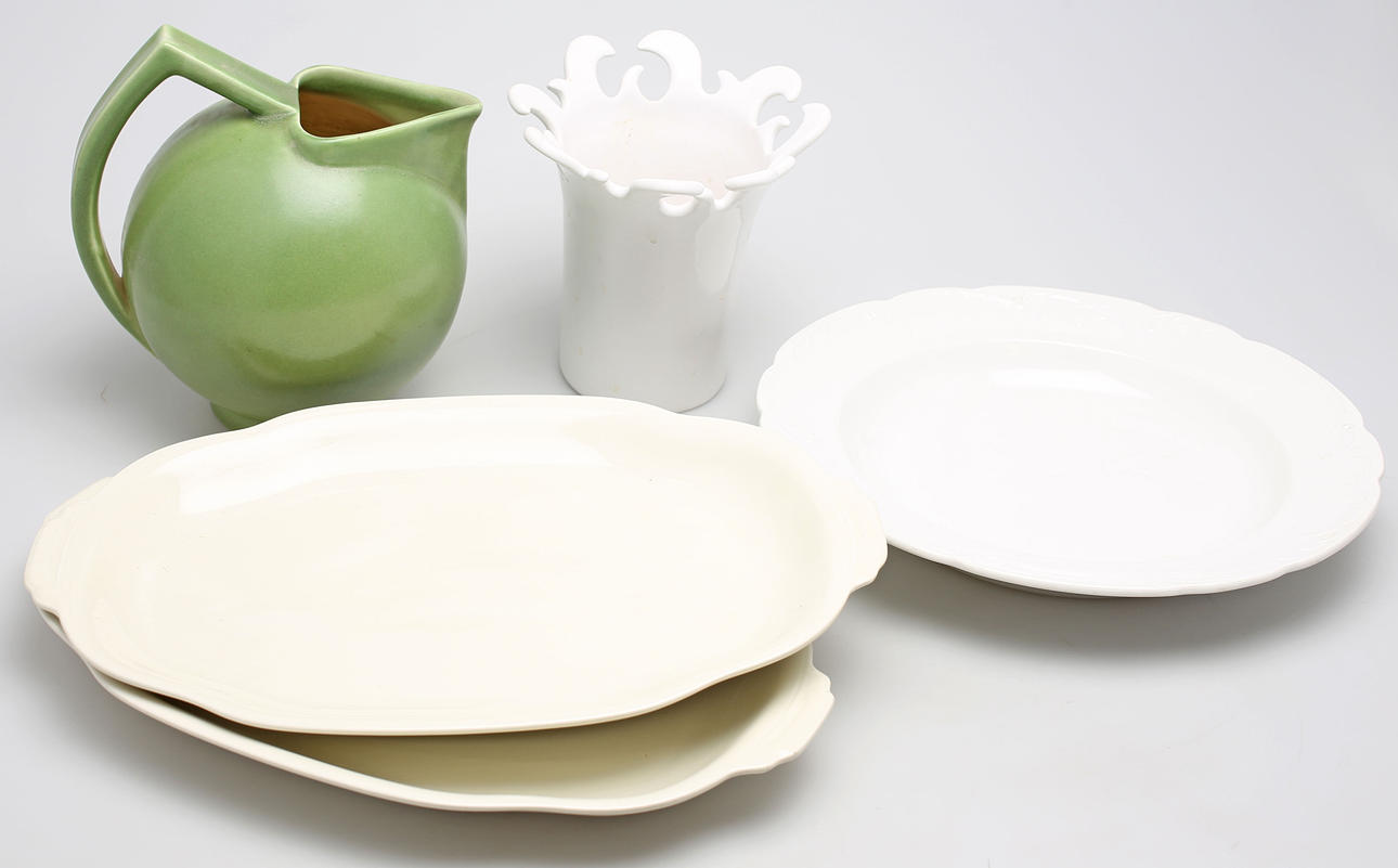 PARTI PORSLIN, bla Rosenthal och Lidköping.