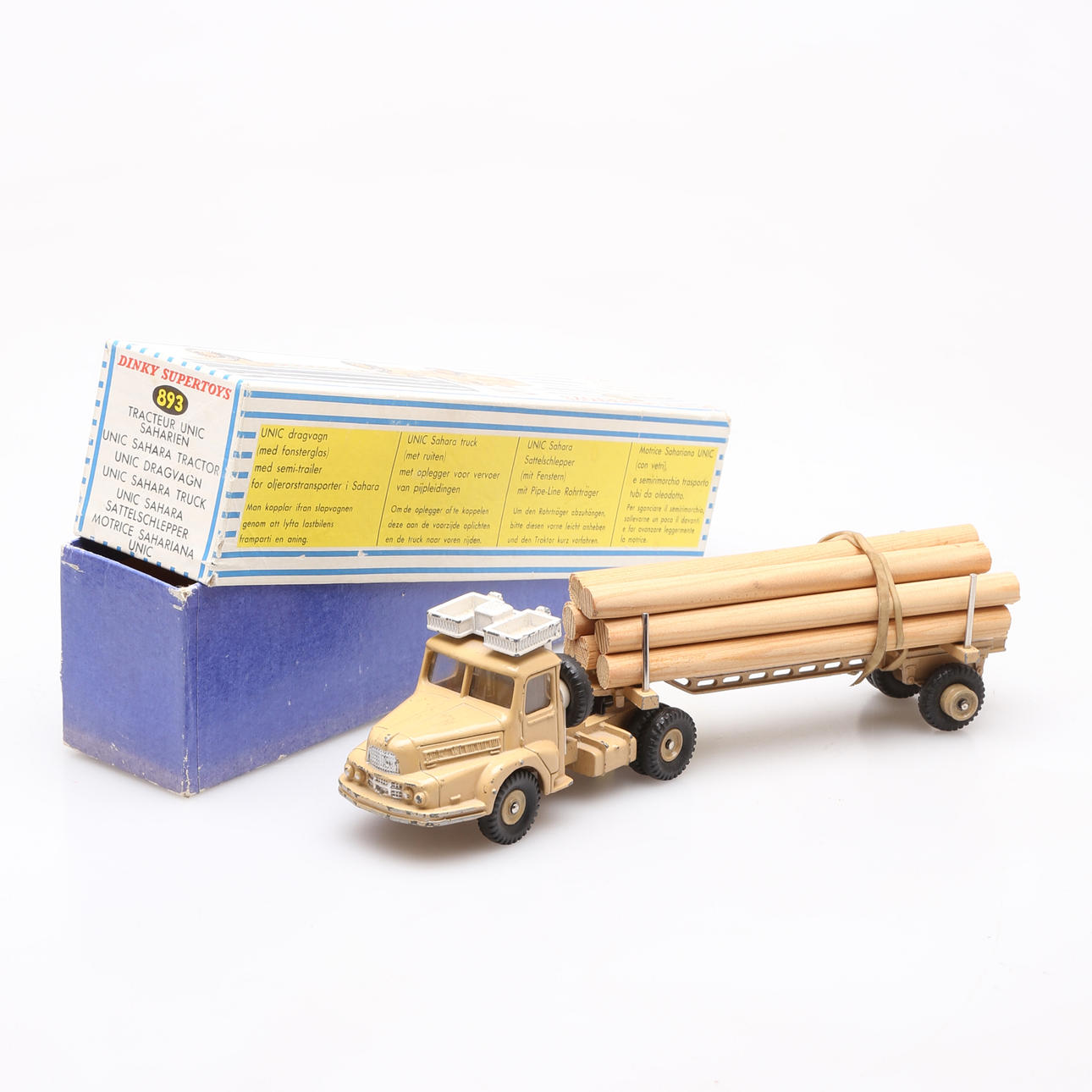 【Dinky Supertoys】 893 トラクター ベージュボックス付 Dinky Supertoys】 893 トラクター ベージュボックス付