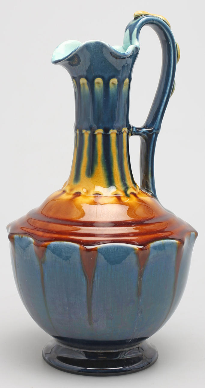 KANNA, majolika, möjligen Thulin, Rörstrand, troligen 1800-talets slut.