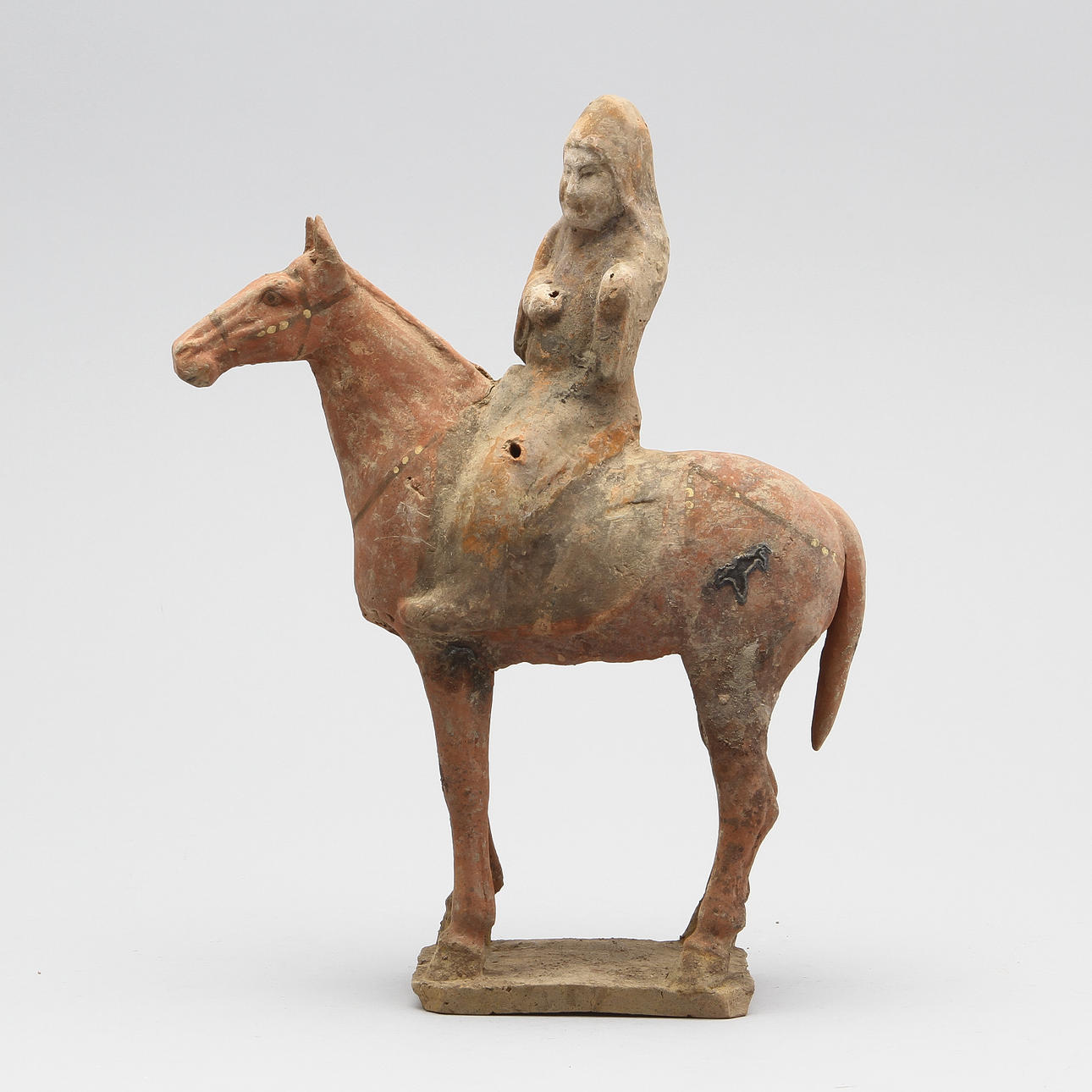 FIGUR, lergods, Kina, Tang(618-906).
