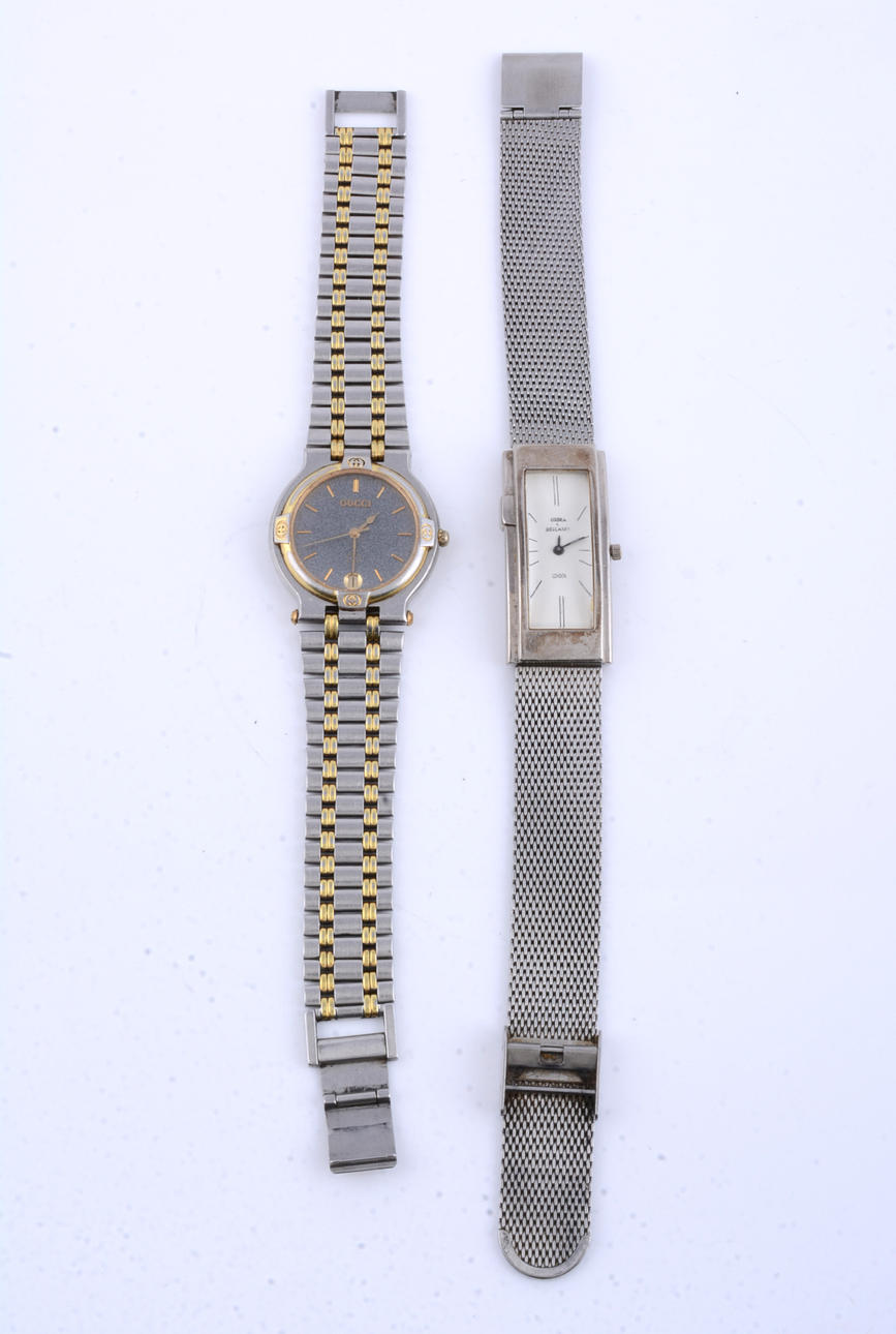 GUCCI, REF. 9000M, RELOJ DE PULSERA BICOLOR, NÚM. 0016755.